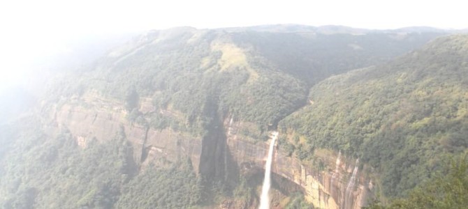 The amazing Nohkalikai falls, Cherrapunji